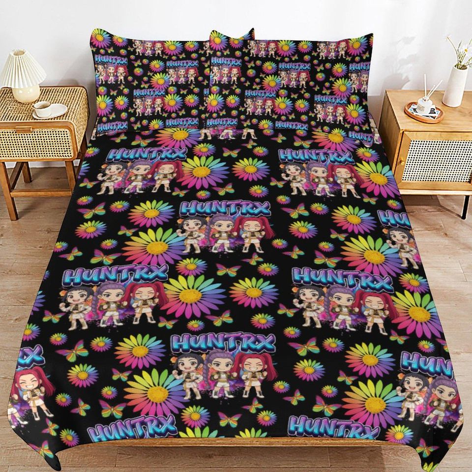 KPOP Demon Hunters  3-Piece Bedding Set - Huntrix