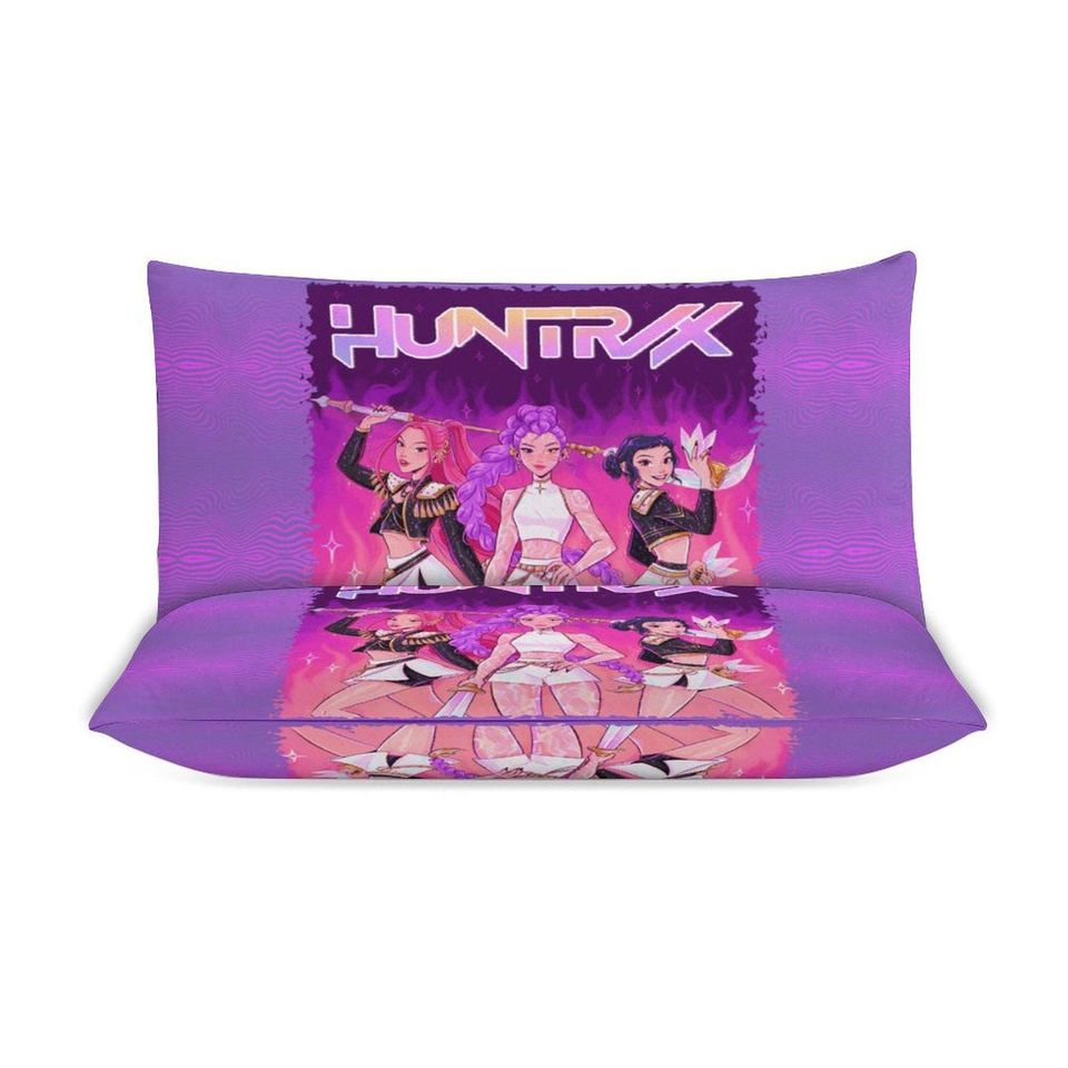 KPOP Demon Hunters 3-Piece Bedding Set- Huntrix