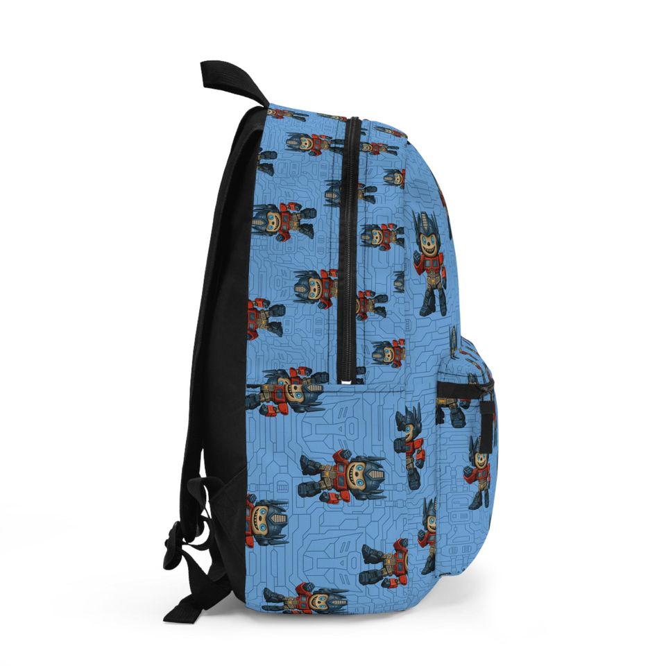 Labubu Transformer Backpack, Kids School Bag, Fun Robot Theme, Children's Travel Knapsack