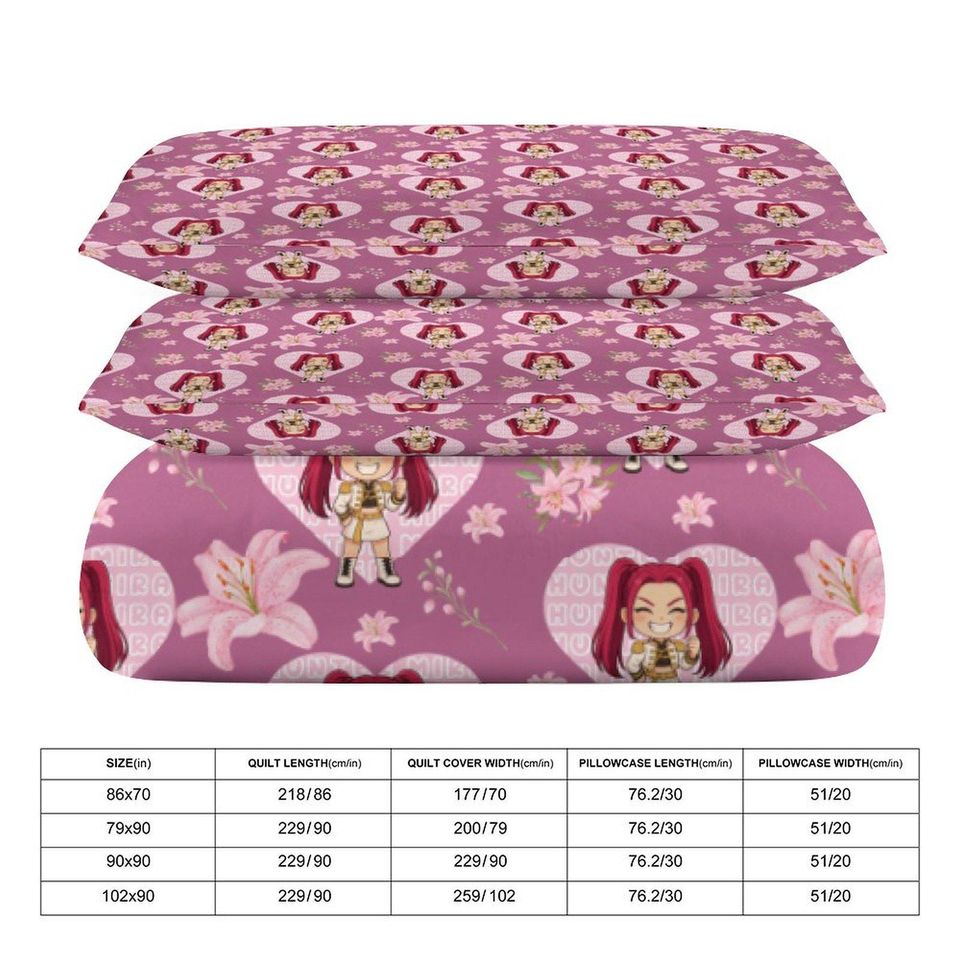 Mira KPOP Demon Hunters 3-Piece Bedding Set