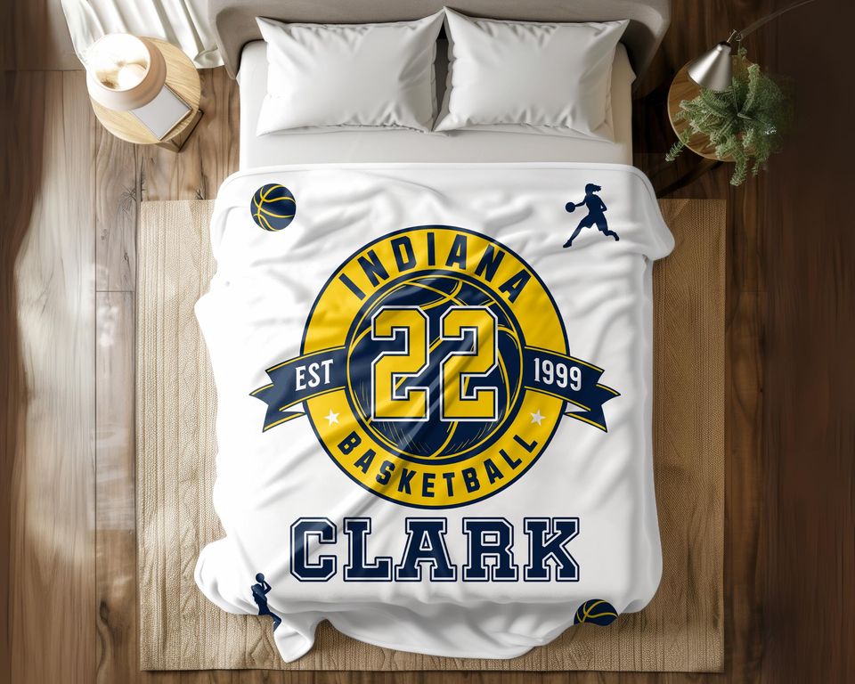 Caitlin Clark Indiana Basketball Blanket