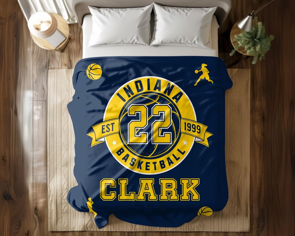Caitlin Clark Indiana Basketball Blanket