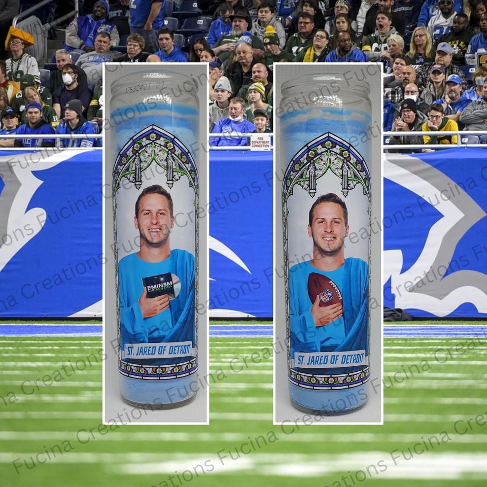Football Player Prayer Candles