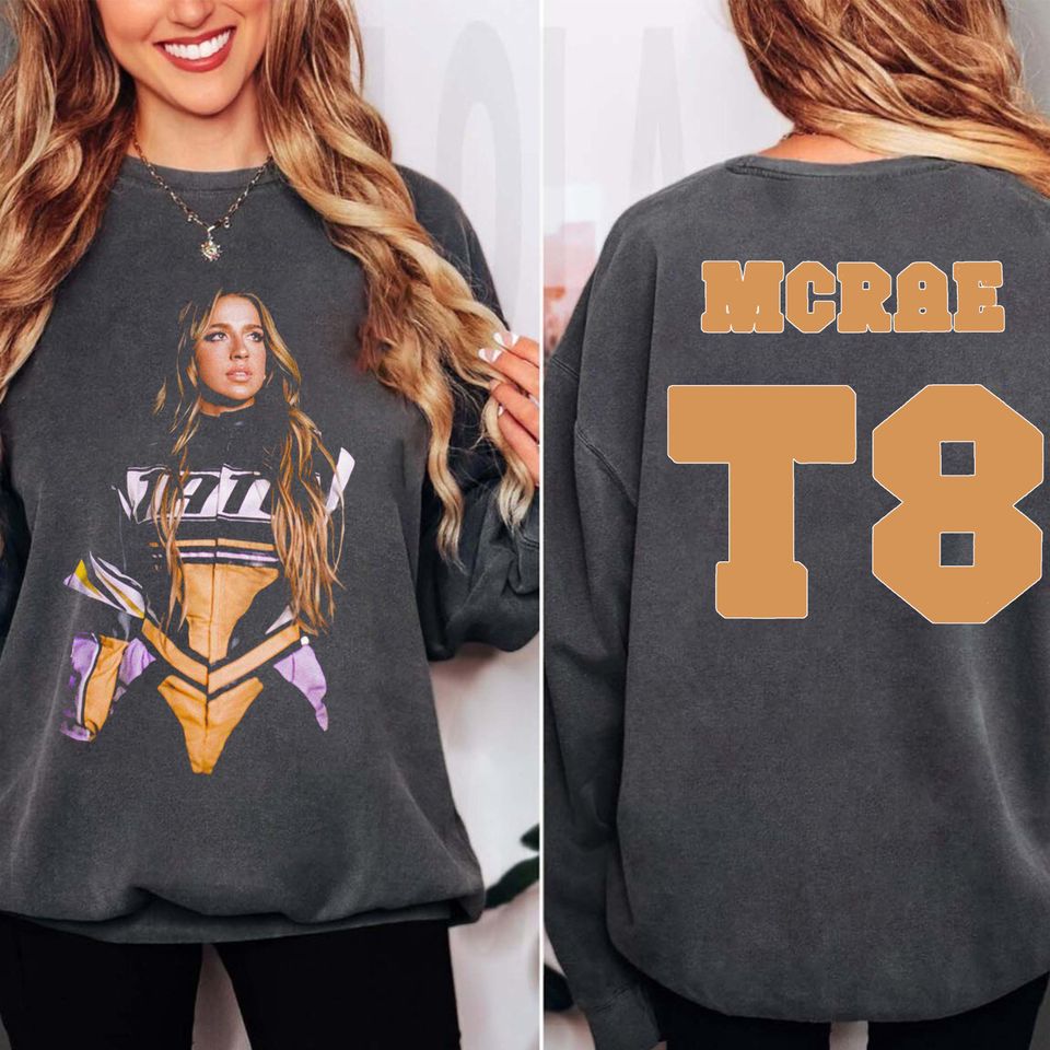 Tate McRae Vintage Graphic Sweatshirt Miss Possessive Tour 2025