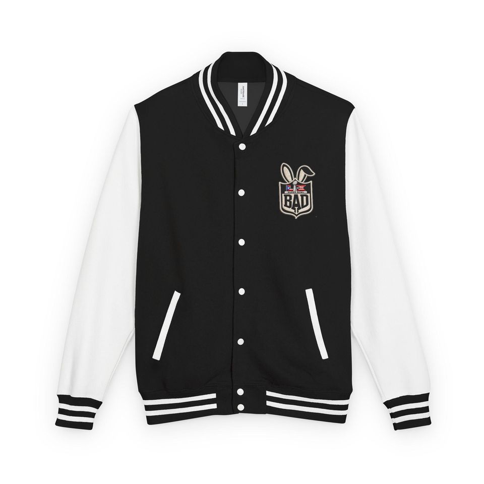 Printed Benito Super Bowl 94  Jacket 'BAD' Bunny Logo Varsity Jacket