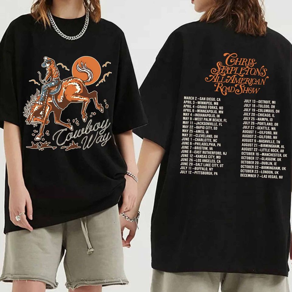 Chris Stapleton All American Road Show 2024 Tour Shirt