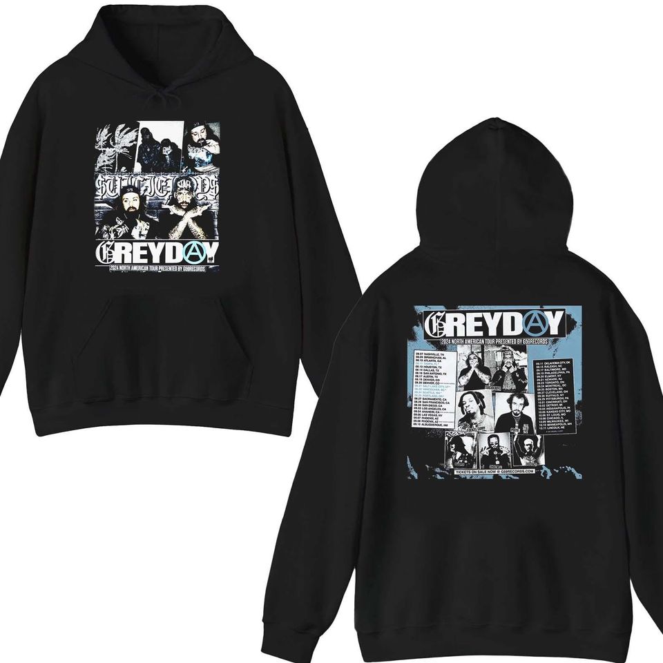 Greyday 2024 Suicideboys  Hoodie 2 Sided