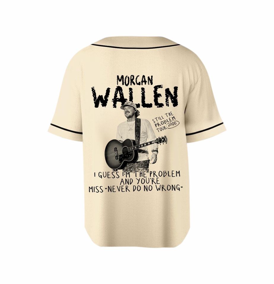 Wallen Western 2026 Tour Baseball Jersey - Country Music Fan Merch