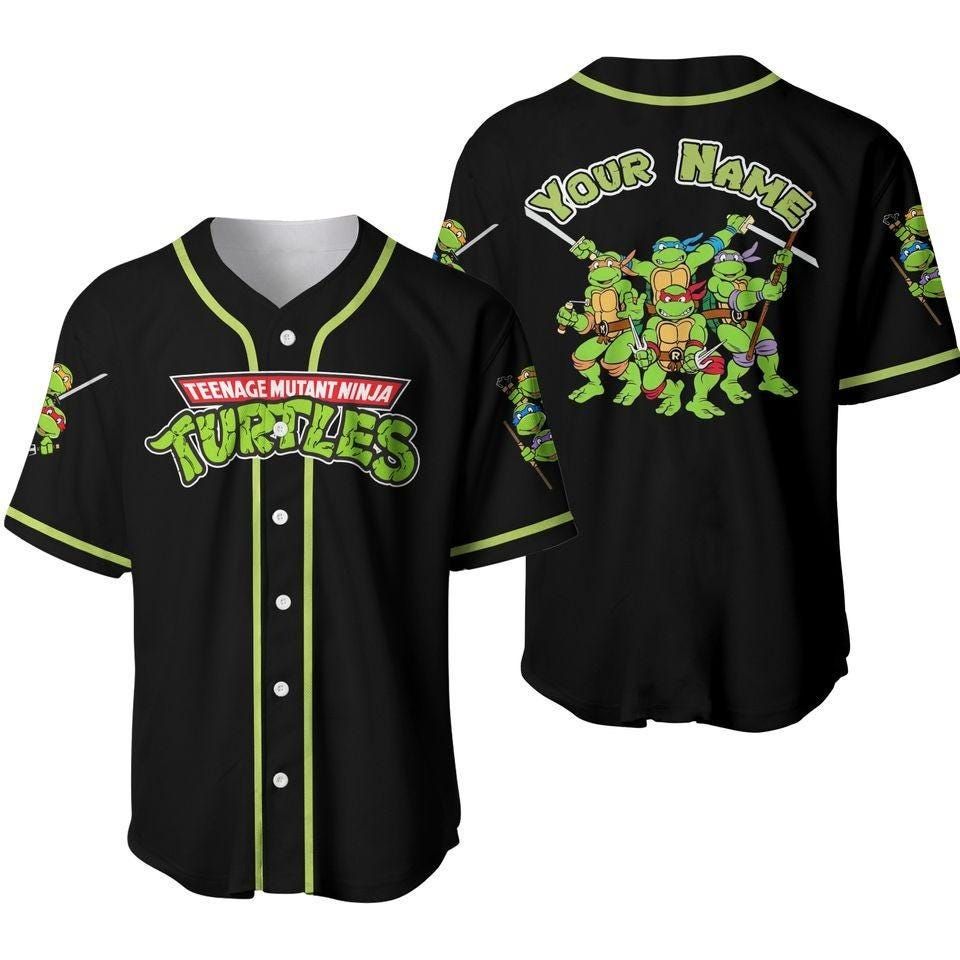 Custom Teenage Mutant Ninja Turtles Baseball Jersey