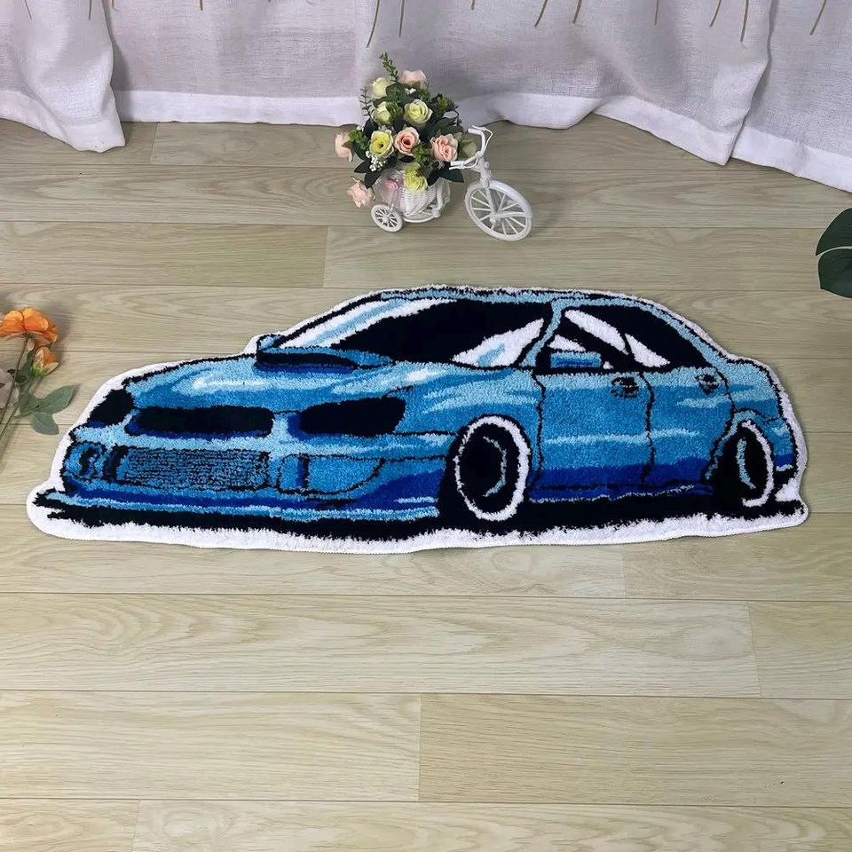 sports car rug