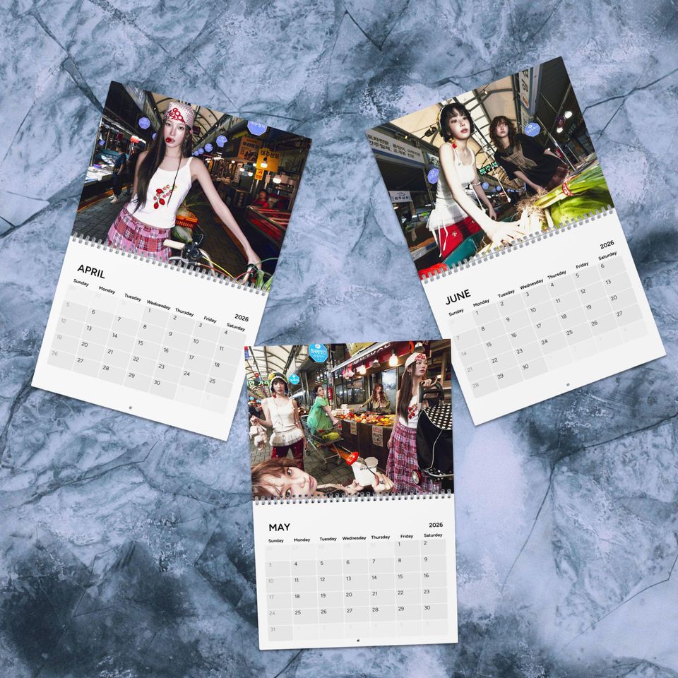 Le Sserafim Spaghetti Kpop 2026 Calendar