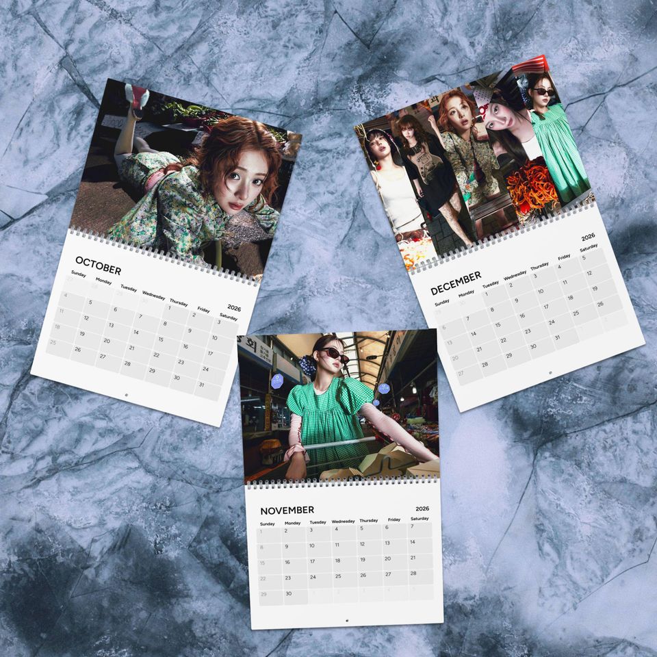 Le Sserafim Spaghetti Kpop 2026 Calendar