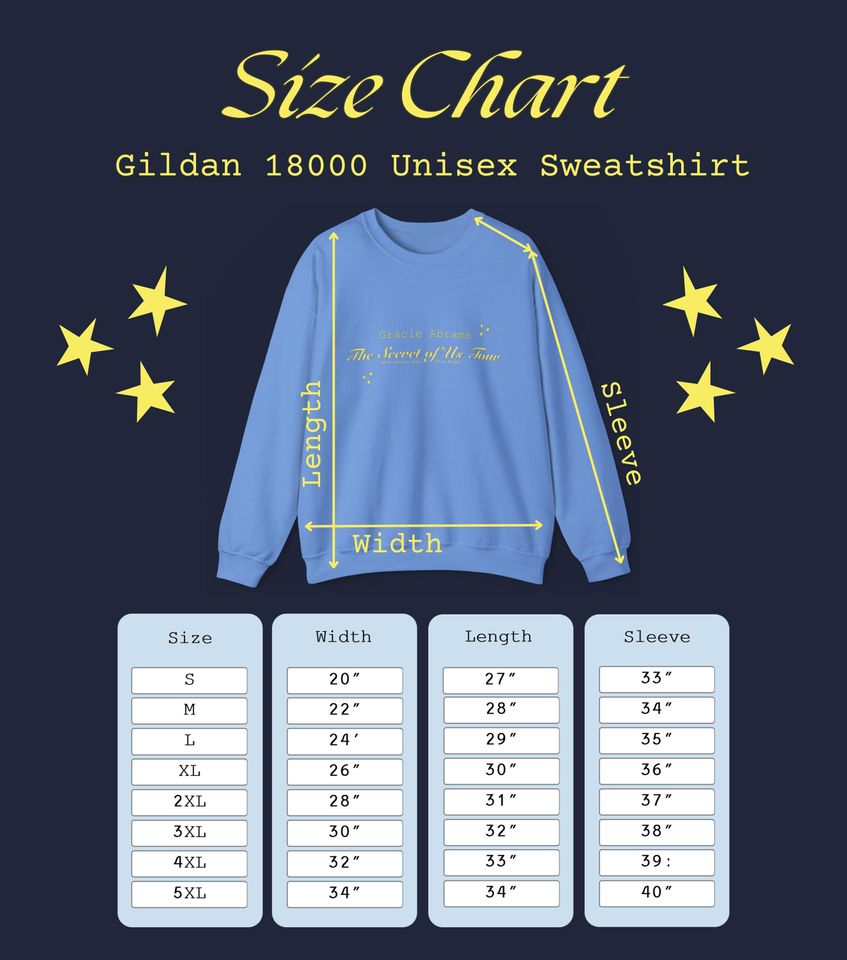 Gracie Abrams The Secret of Us Tour Sweatshirt