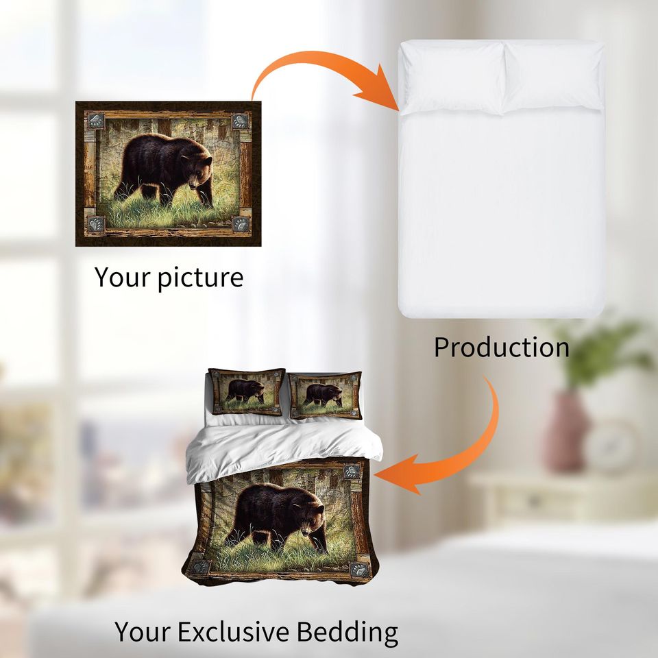 Chicago Bears Christmas Duvet Cover Bedding Set,Halloween Gift Back to School