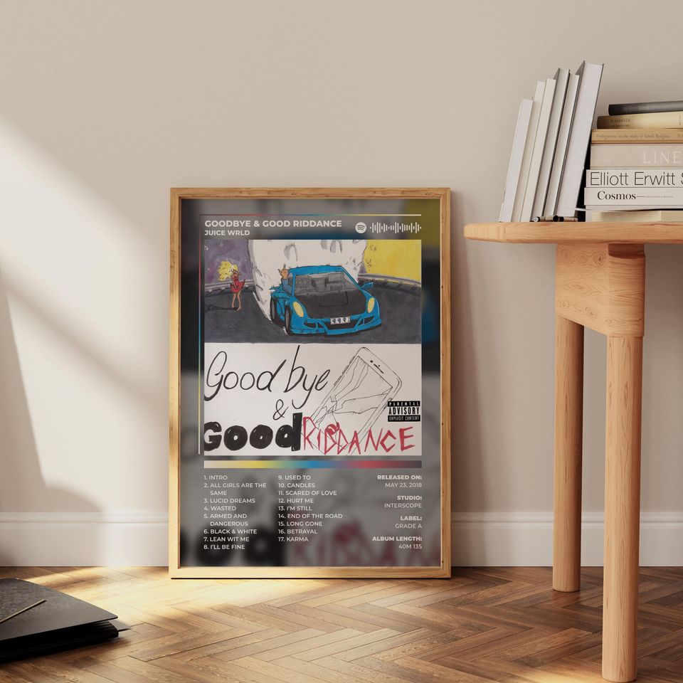 Juice WRLD Goodbye & Good Riddance Album Cover Poster