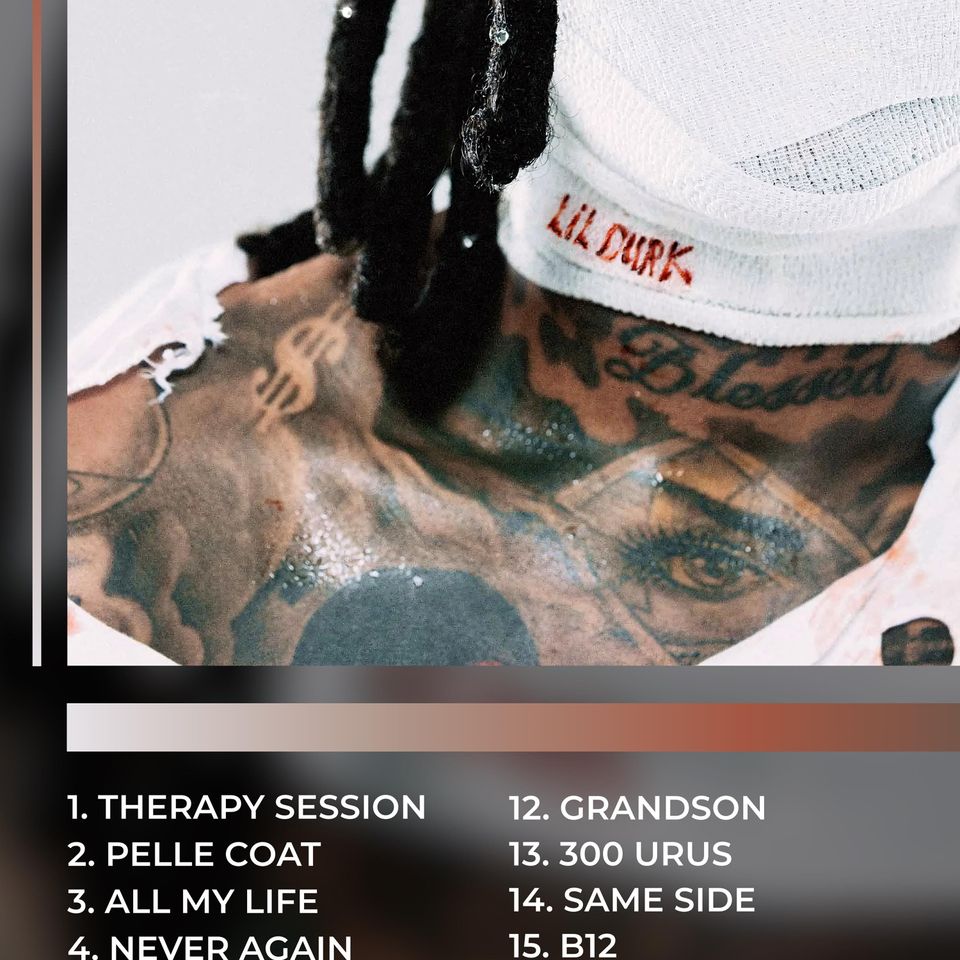 Lil Durk - Almost Healed Album Cover Art Poster