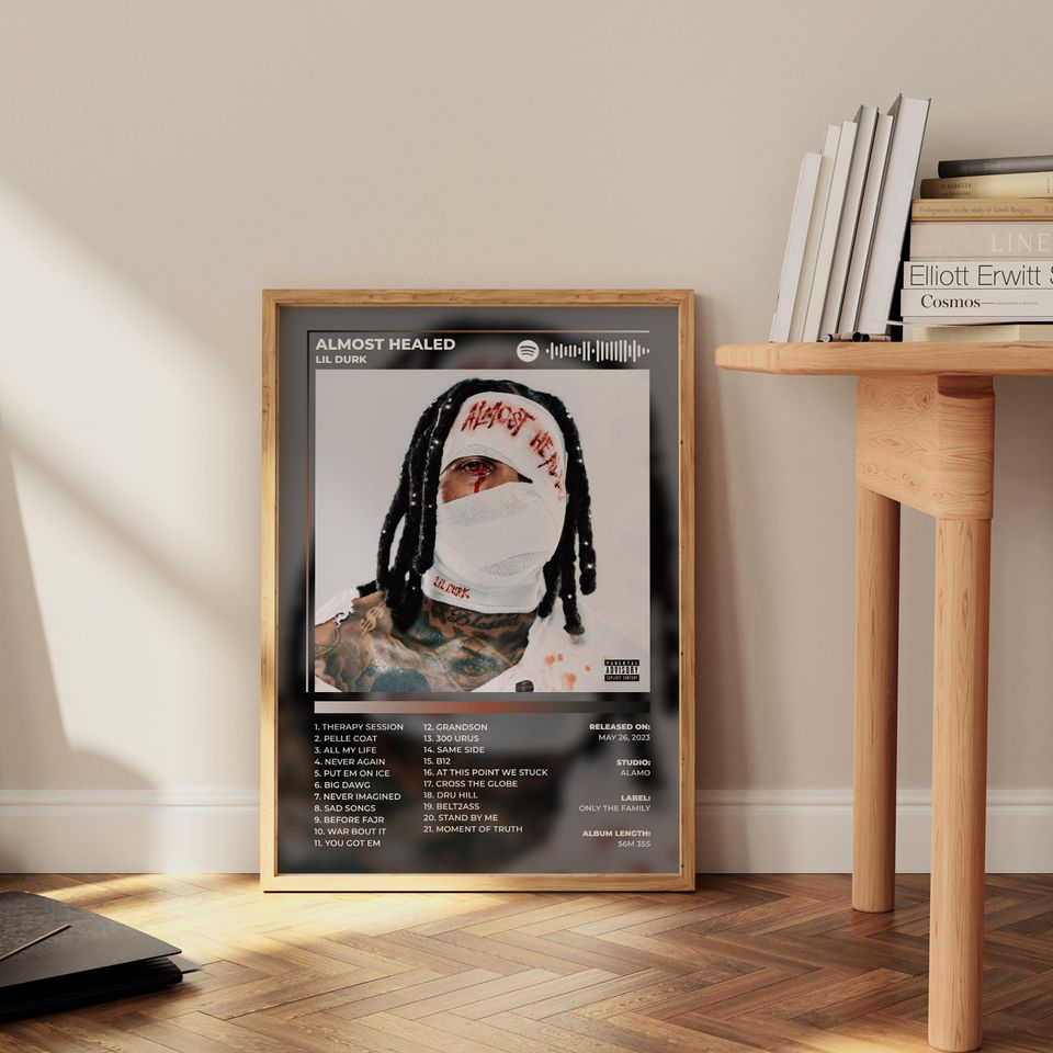 Lil Durk - Almost Healed Album Cover Art Poster