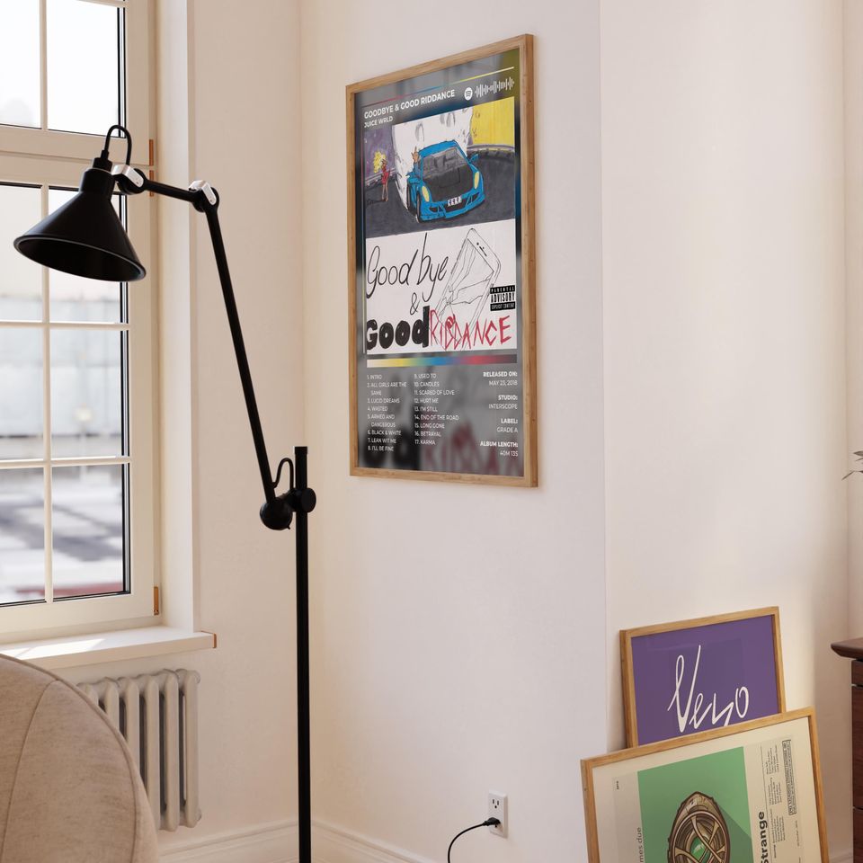 Juice WRLD Goodbye & Good Riddance Album Cover Poster