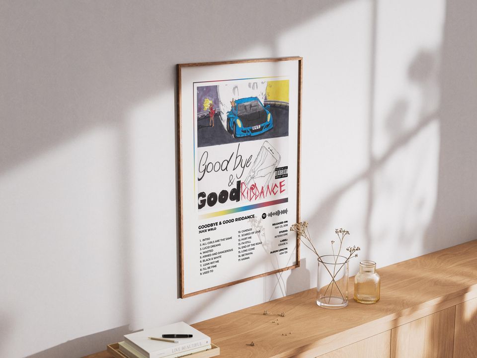 Juice WRLD Goodbye & Good Riddance Album Cover Poster