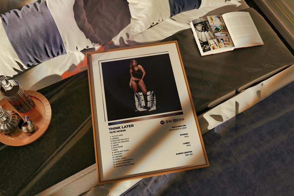 Tate McRae Think Later Album Cover Poster