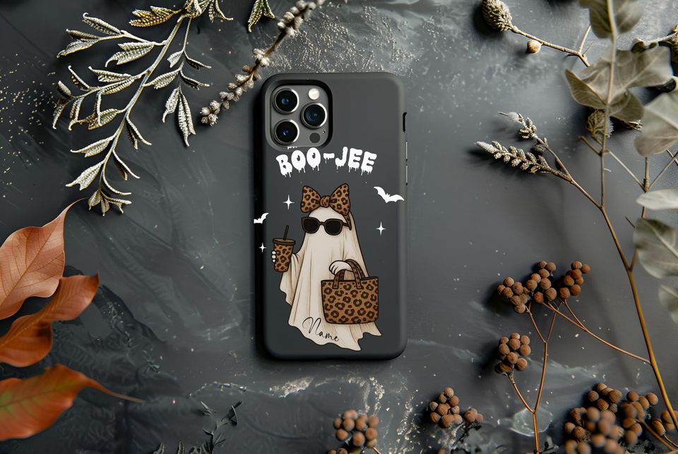 Personalized Phone Case - Halloween Gift - Boo Jee Coffee iPhone & Samsung Tough Case