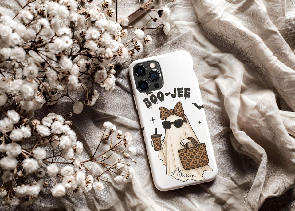 Personalized Phone Case - Halloween Gift - Boo Jee Coffee iPhone & Samsung Tough Case