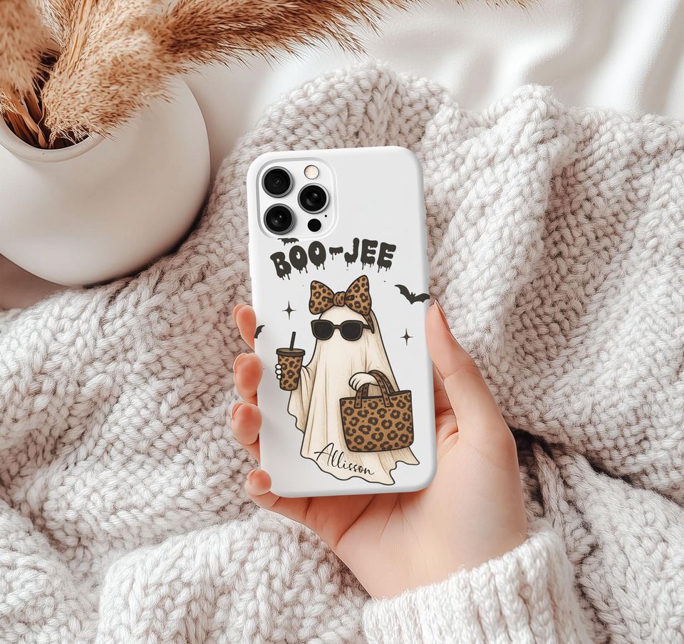 Personalized Phone Case - Halloween Gift - Boo Jee Coffee iPhone & Samsung Tough Case