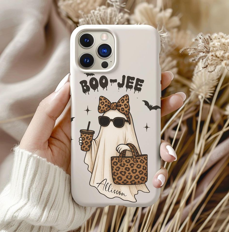 Personalized Phone Case - Halloween Gift - Boo Jee Coffee iPhone & Samsung Tough Case