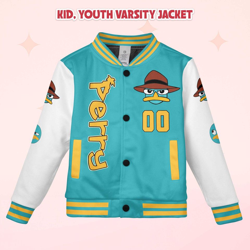 Custom Perry the Platypus Varsity Jacket