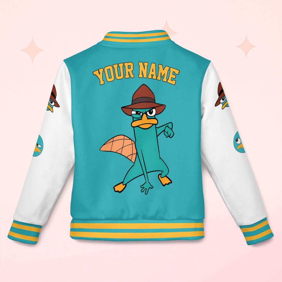 Custom Perry the Platypus Varsity Jacket