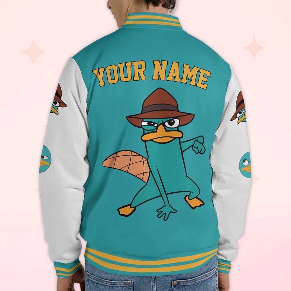 Custom Perry the Platypus Varsity Jacket