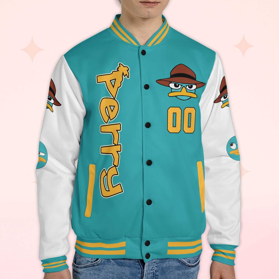 Custom Perry the Platypus Varsity Jacket