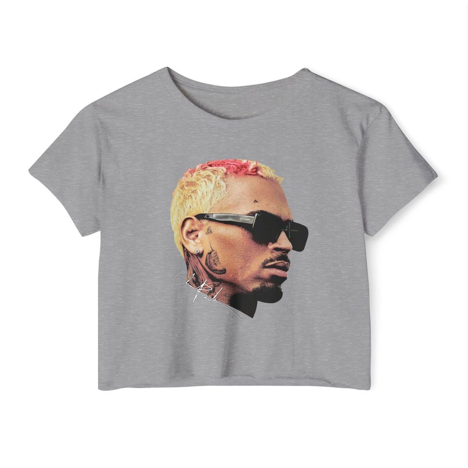 Chris Brown crop top shirt