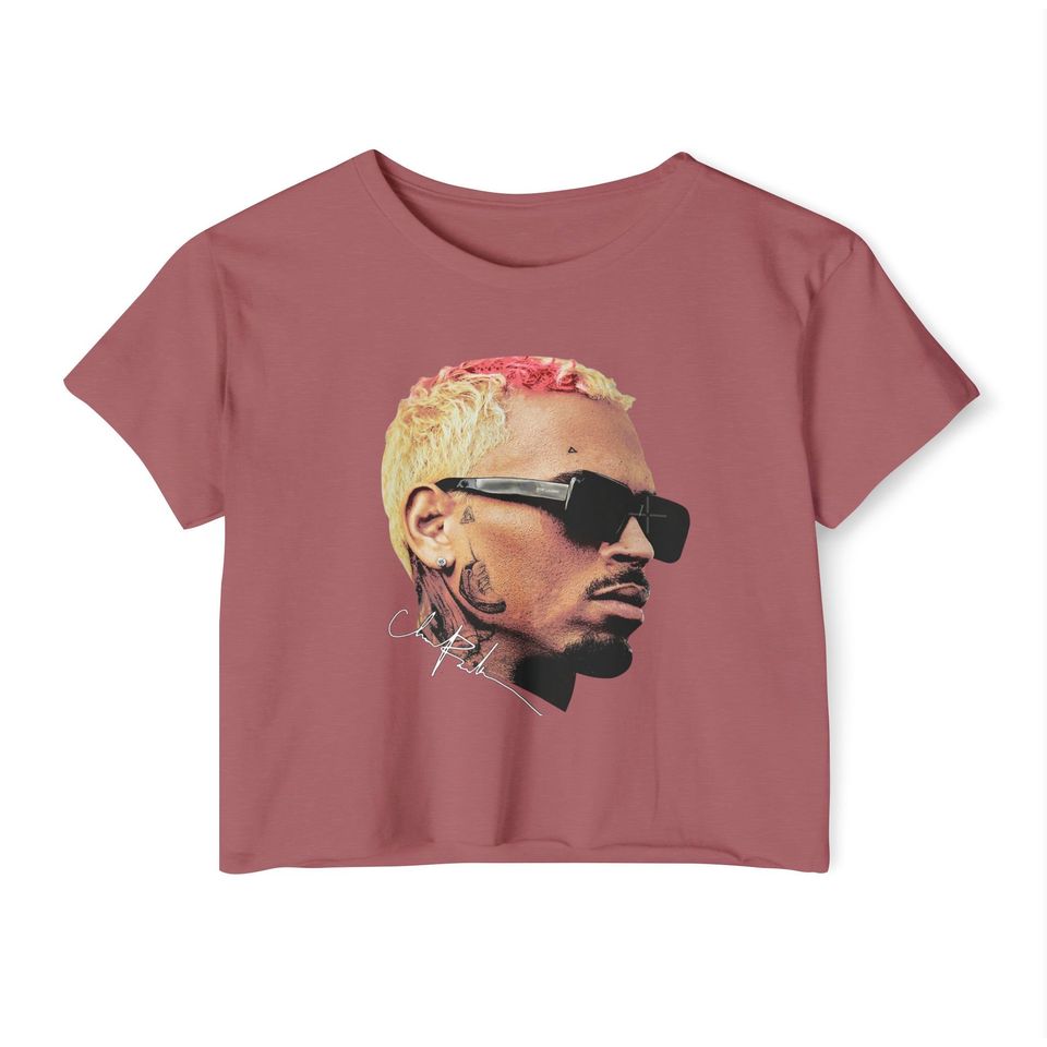 Chris Brown crop top shirt