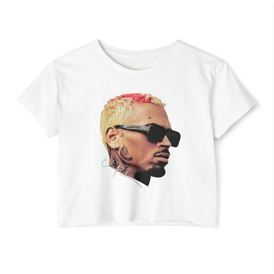Chris Brown crop top shirt
