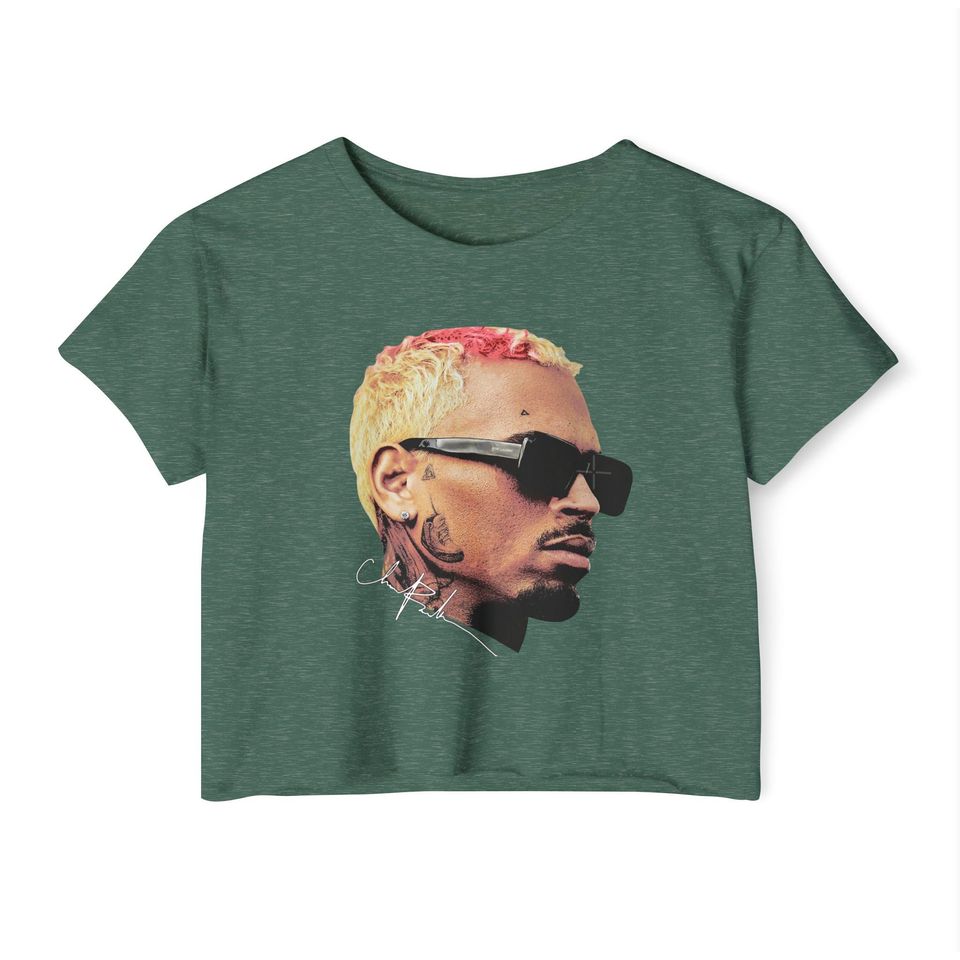 Chris Brown crop top shirt