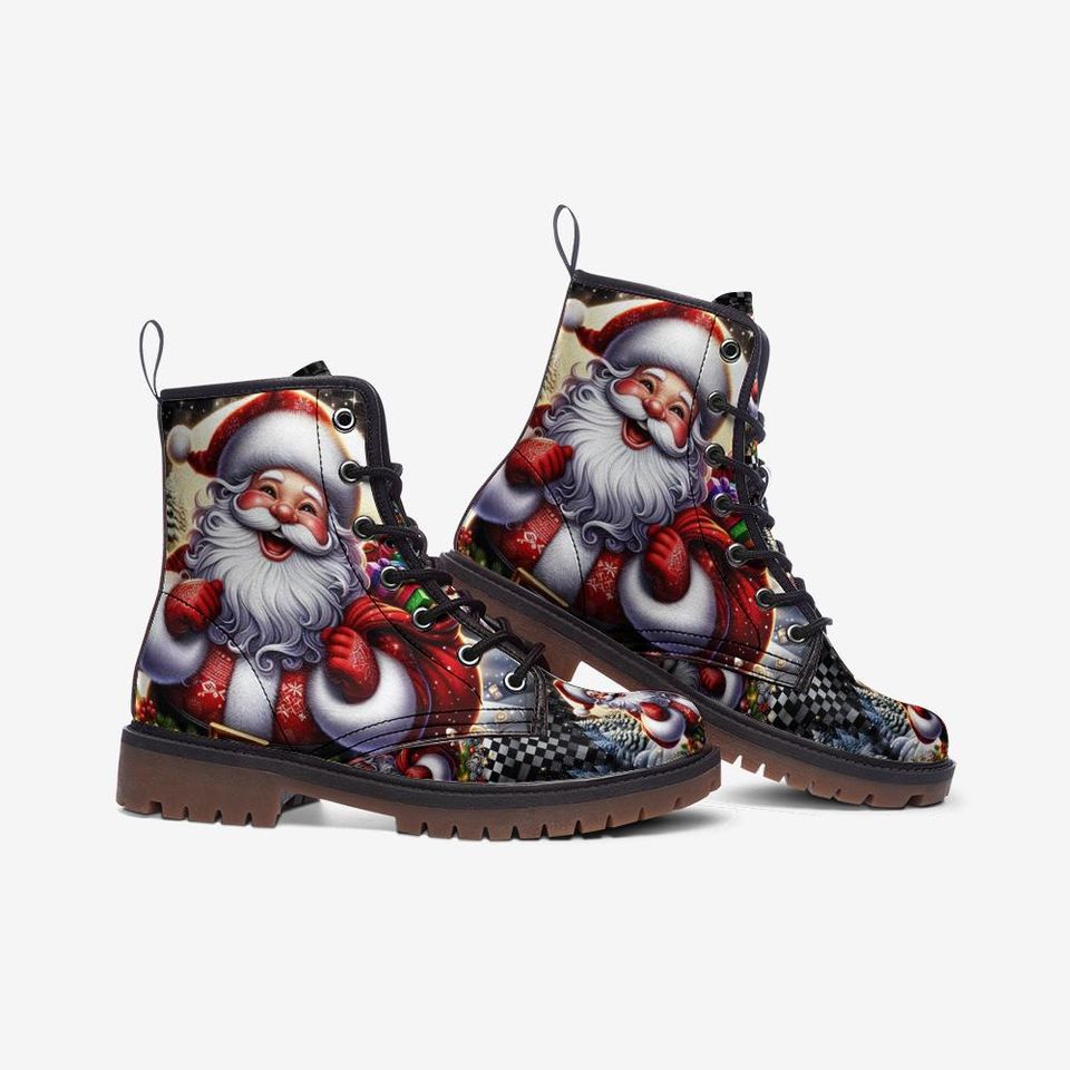 Santa Claus Leather Boots