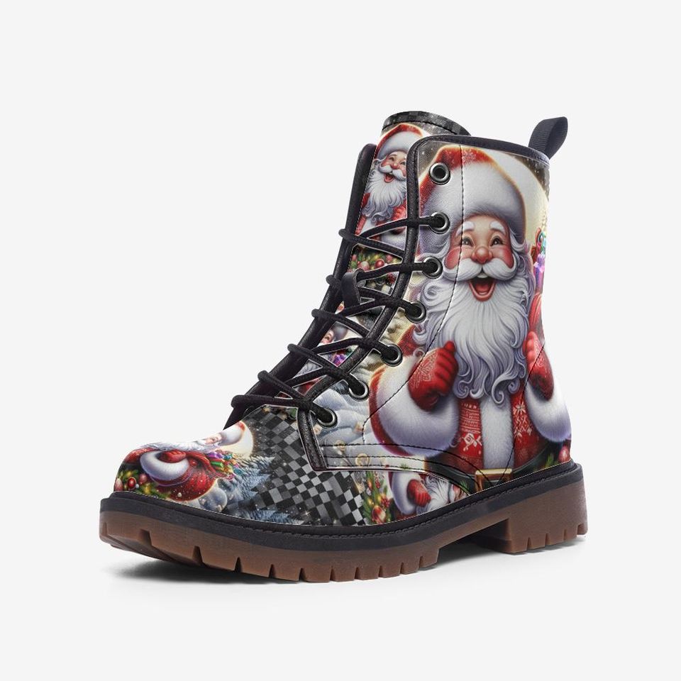 Santa Claus Leather Boots