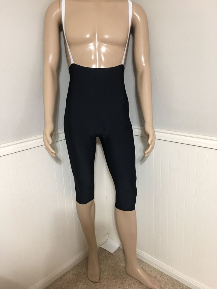 Men's Solid High Waisted Tights with optional Suspenders ~ Aaron