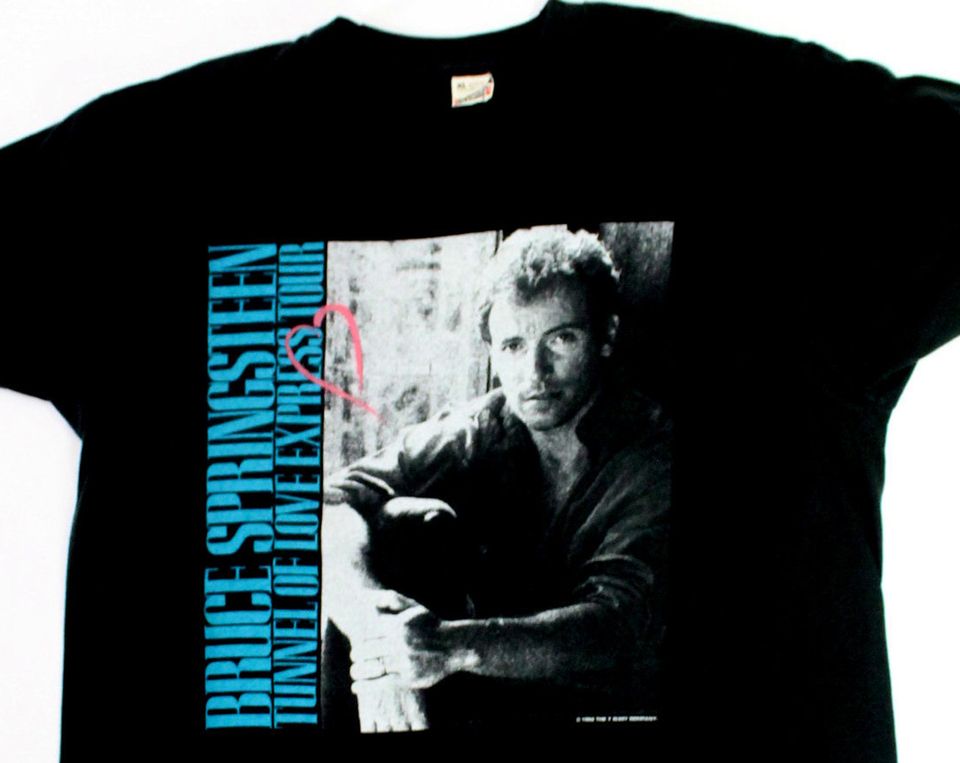 Bruce Springsteen concert t shirt vintage 1988 Tunnel of Love Express tour tee