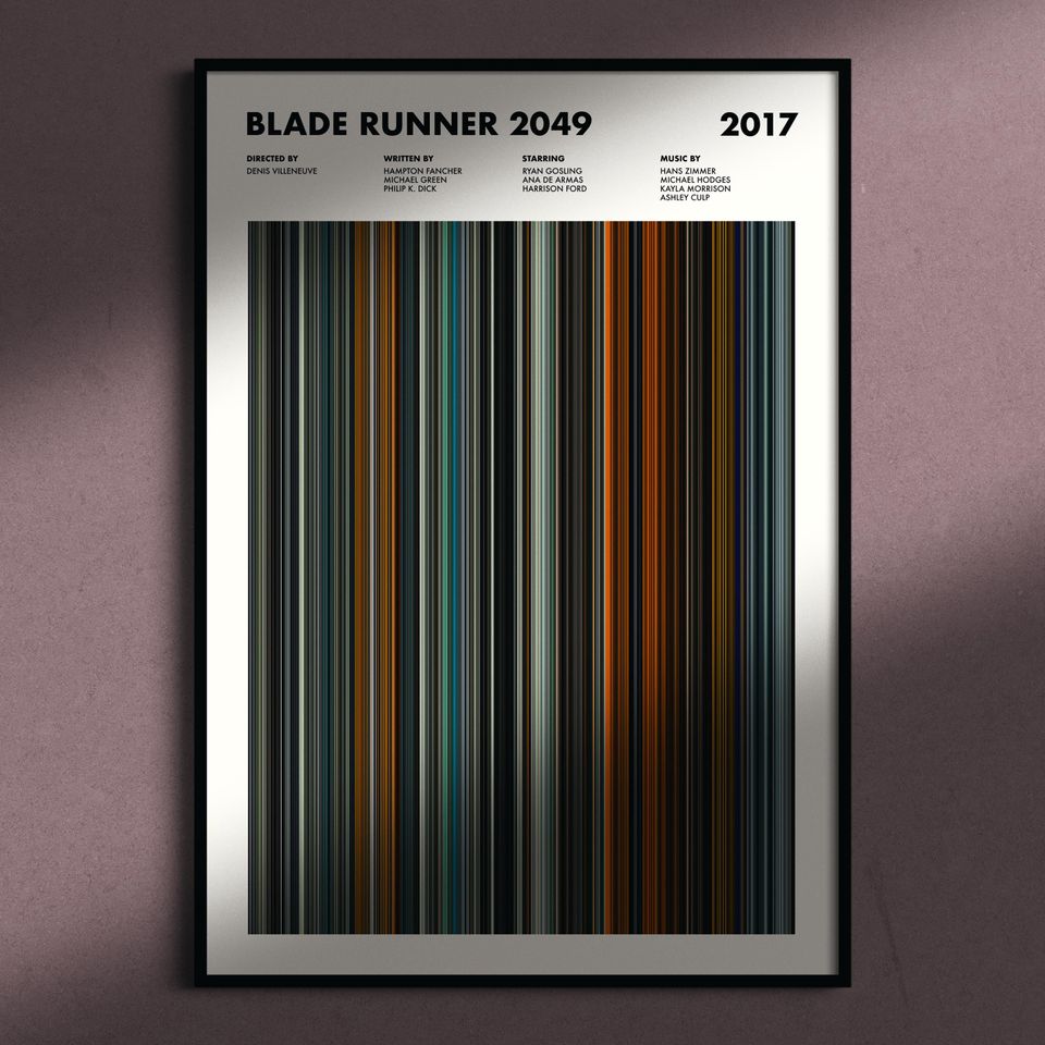 Blade Runner 2049 Poster, Blade Runner 2049 Print, Blade Runner 2049 Movie Poster, Blade Runner 2049 Wall Art, Blade Runner 2049 Colors