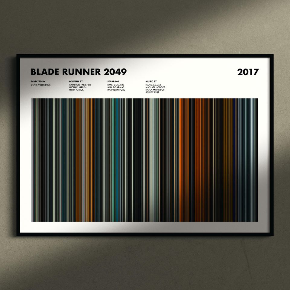 Blade Runner 2049 Poster, Blade Runner 2049 Print, Blade Runner 2049 Movie Poster, Blade Runner 2049 Wall Art, Blade Runner 2049 Colors