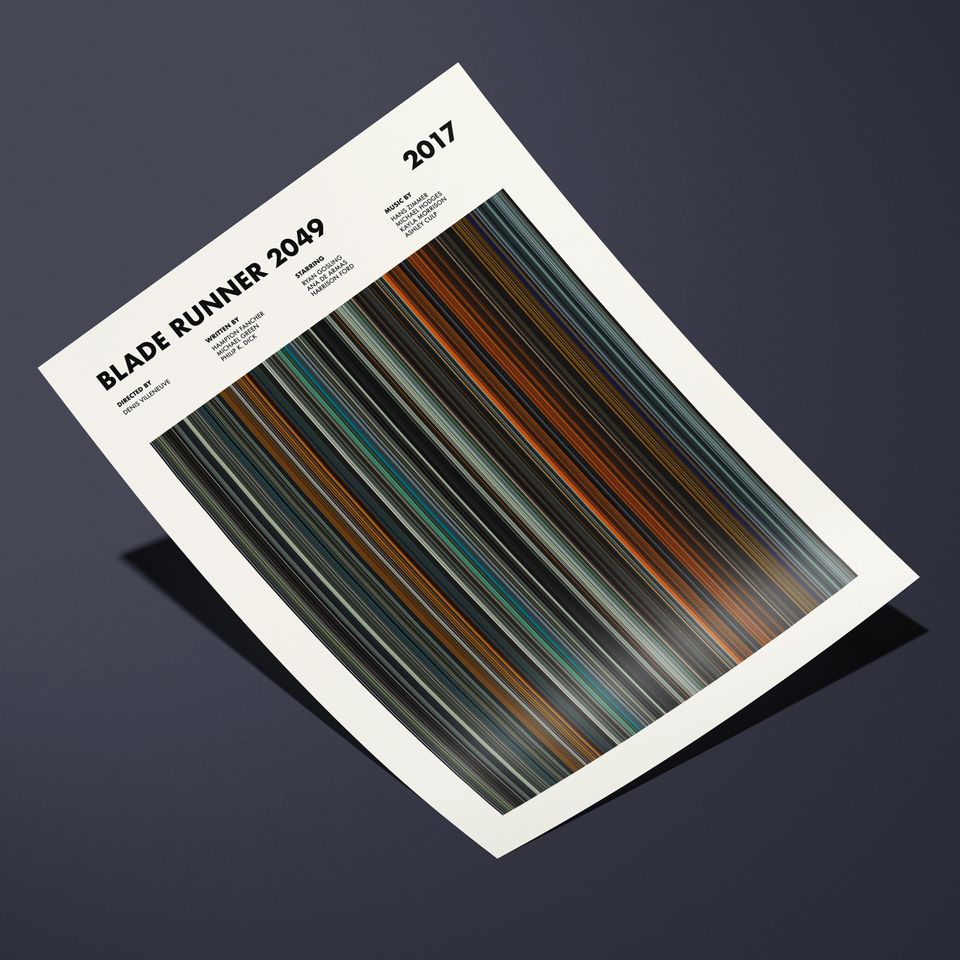 Blade Runner 2049 Poster, Blade Runner 2049 Print, Blade Runner 2049 Movie Poster, Blade Runner 2049 Wall Art, Blade Runner 2049 Colors