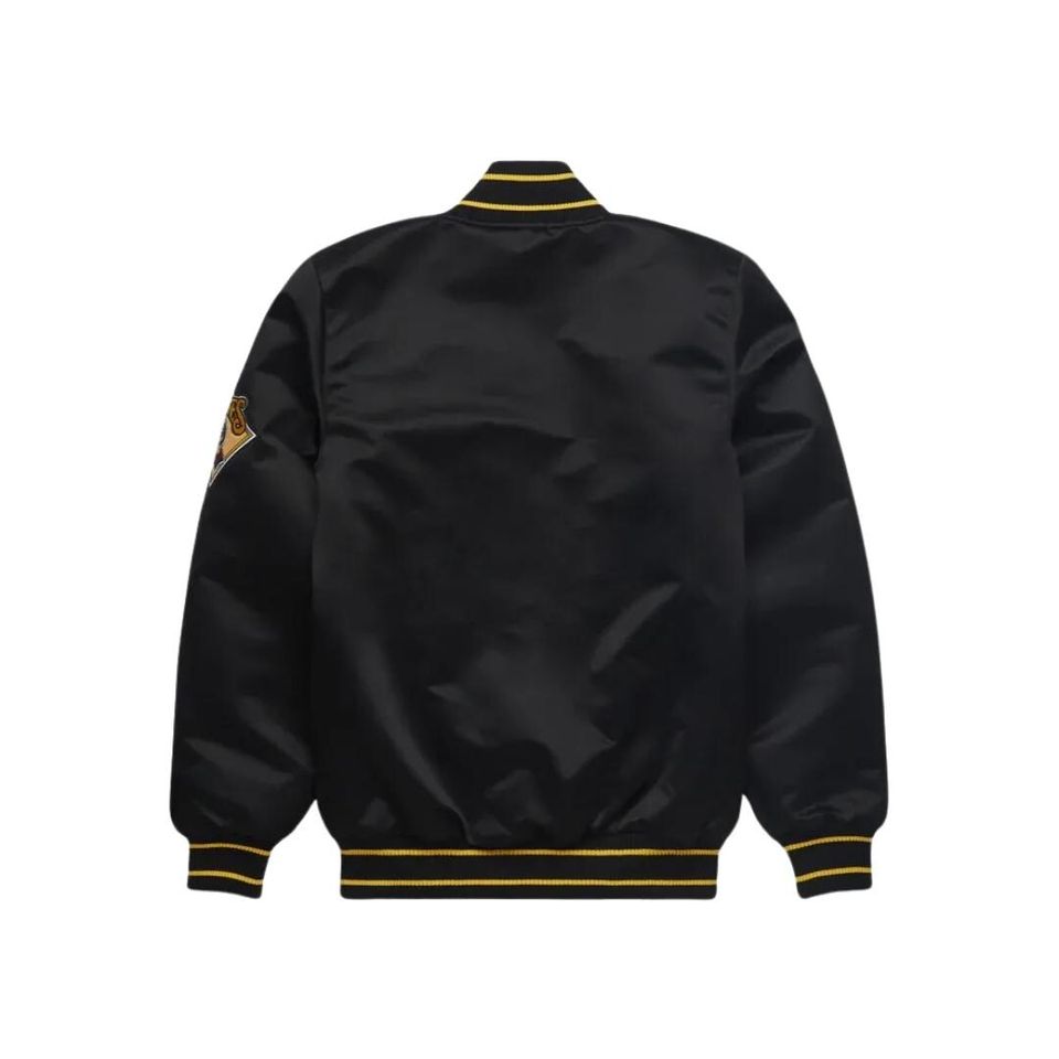 Pittsburgh Pirates Varsity Jacket Black Baseball Bomber Jacket Unisex