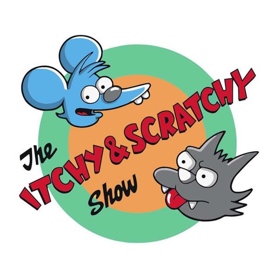 Itchy & Scratchy Simpson Hockey Jersey