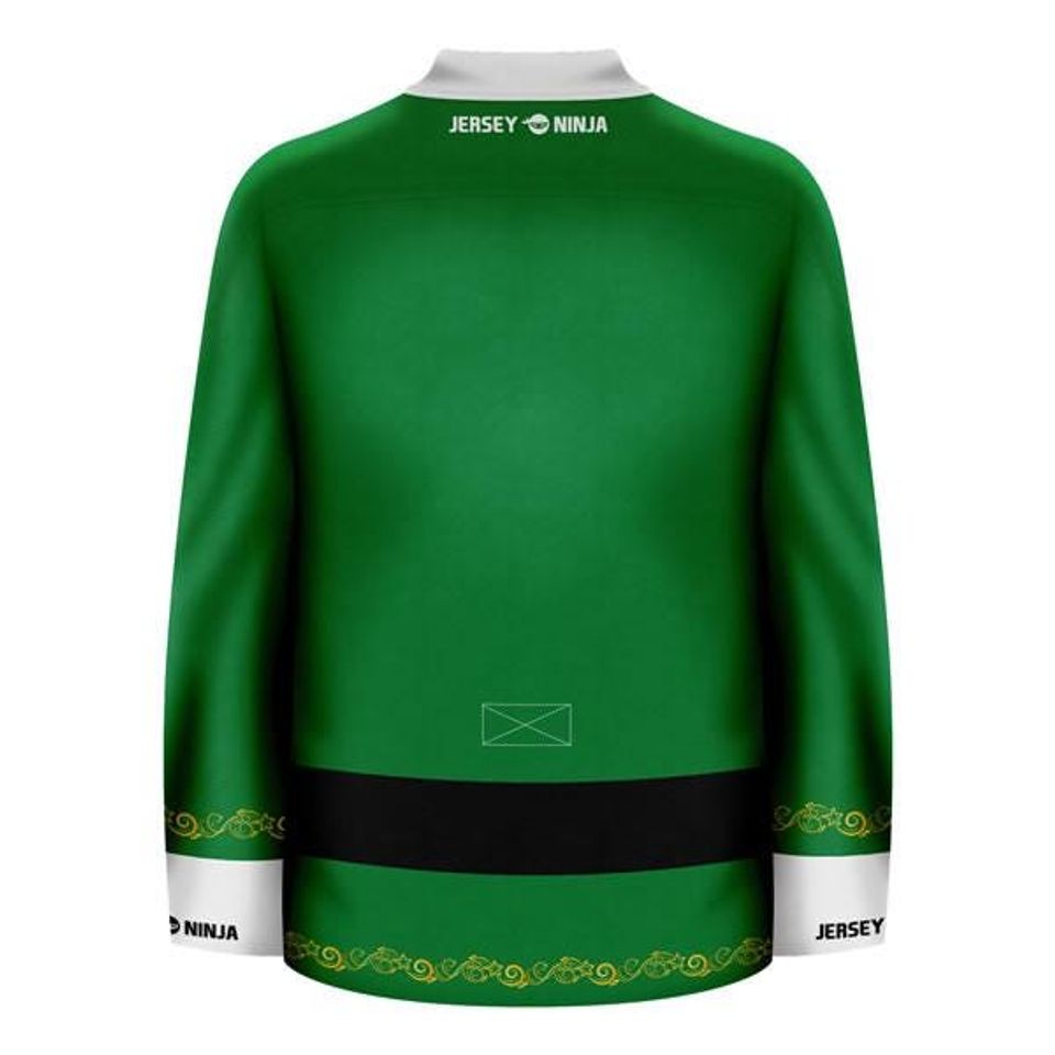Christmas Elf Outfit Hockey Jersey