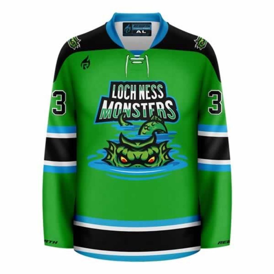 Loch Ness Monsters Mythical Hockey Jersey