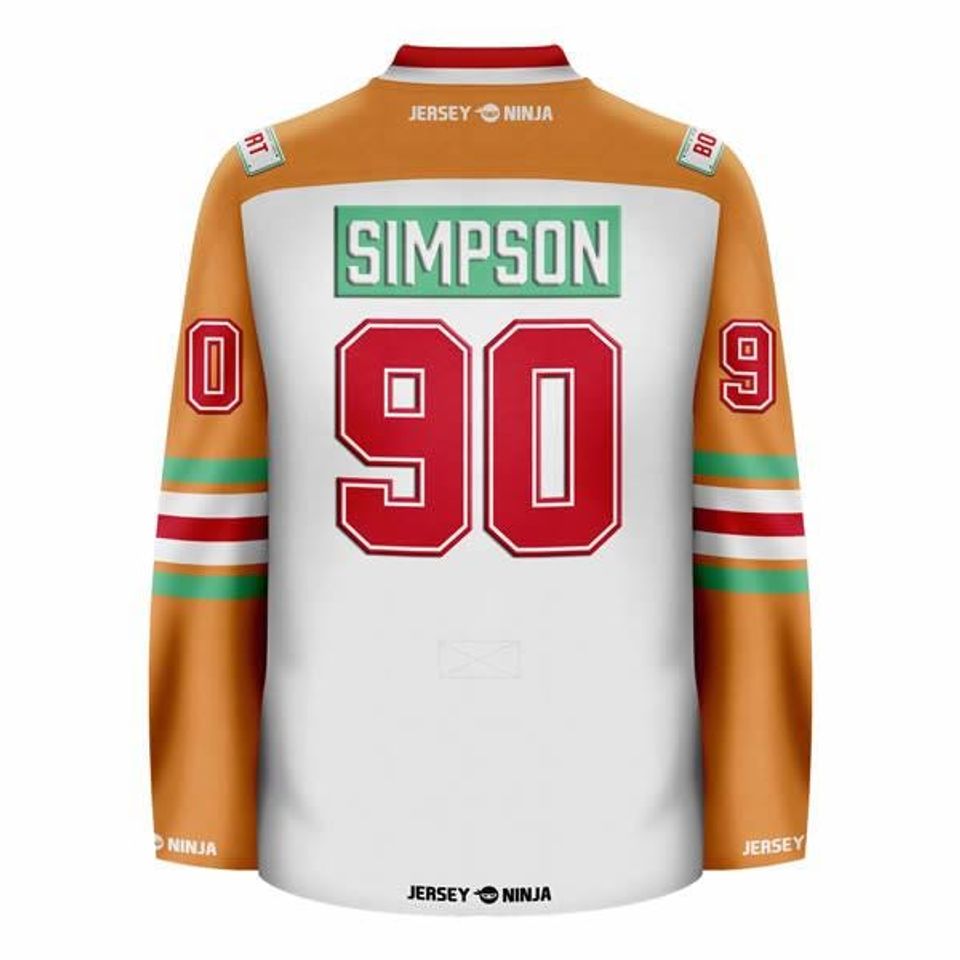 Itchy & Scratchy Simpson Hockey Jersey