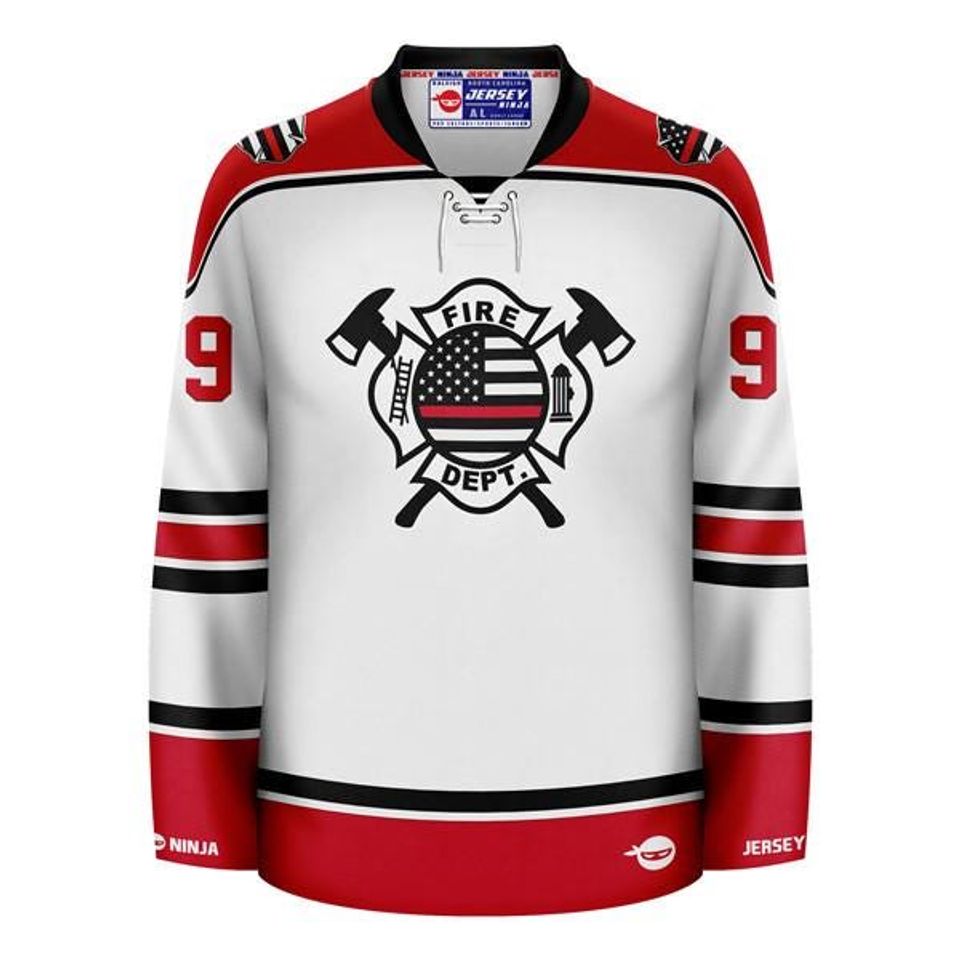 Firefighter - Thin Red LIne Hockey Jersey