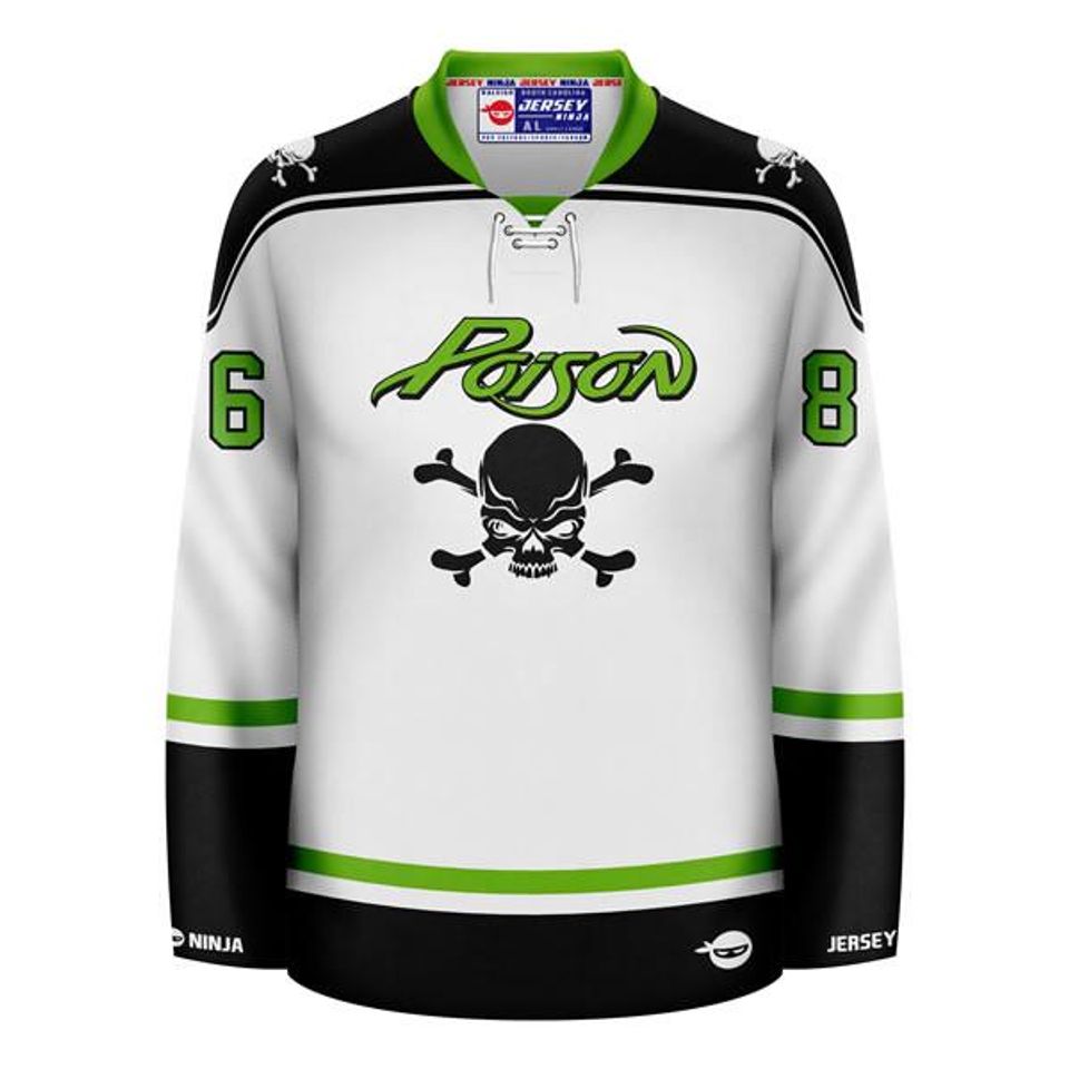Poison - Crossbones Hockey Jersey